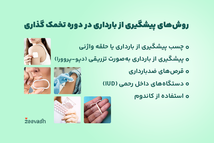 جلوگیری از بارداری در تخمک گذاری